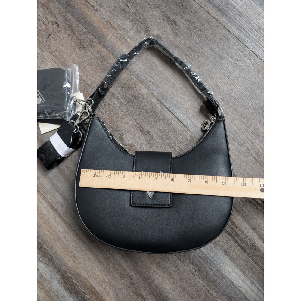 Valentino Orlandi BLACK Crescent Shoulder Bag & Coin Pouch NWT MSRP $240 - Picture 7 of 7